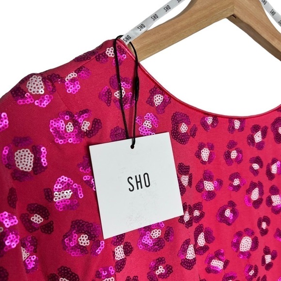 New Women’s SHO By Tadashi Shoji Short Dress Size M - Picture 4 of 10